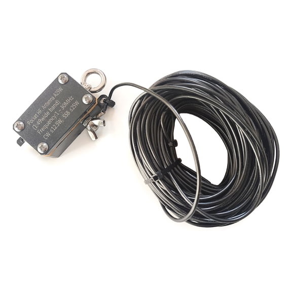 Pocket HF A25 Pocket Shortwave Inverted V Horizontal Balun Long Line 1-30MHz