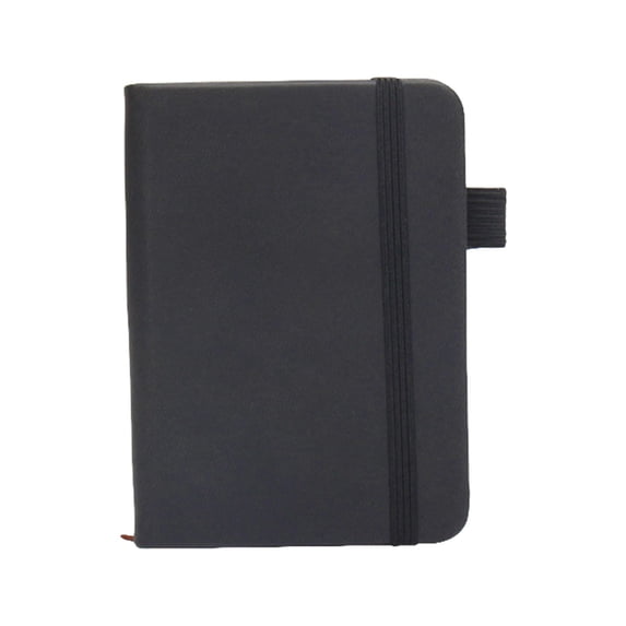 Pocket Hardcover Notebook Journal, Small Lined Memo Notepad with Pen Holder, Portable Travel Journal for Writing, 5x7 Inch Ruled Notebook, Everyday Carry Notepad for Work, Home, Office Supplies