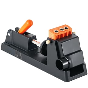 Pocket Hole Jig Kit Adjustable 0.5 to 1.5 Inch Lightweight System with Dust Collection Adapter Detachable Guide Block Drill Bit Stop Collar for Woodworking