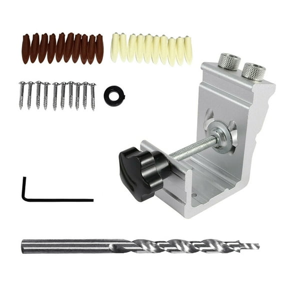 Pocket Hole Jig Kits 15Woodworking Inclined Hole Jig 2Drill Guide Joint Tool