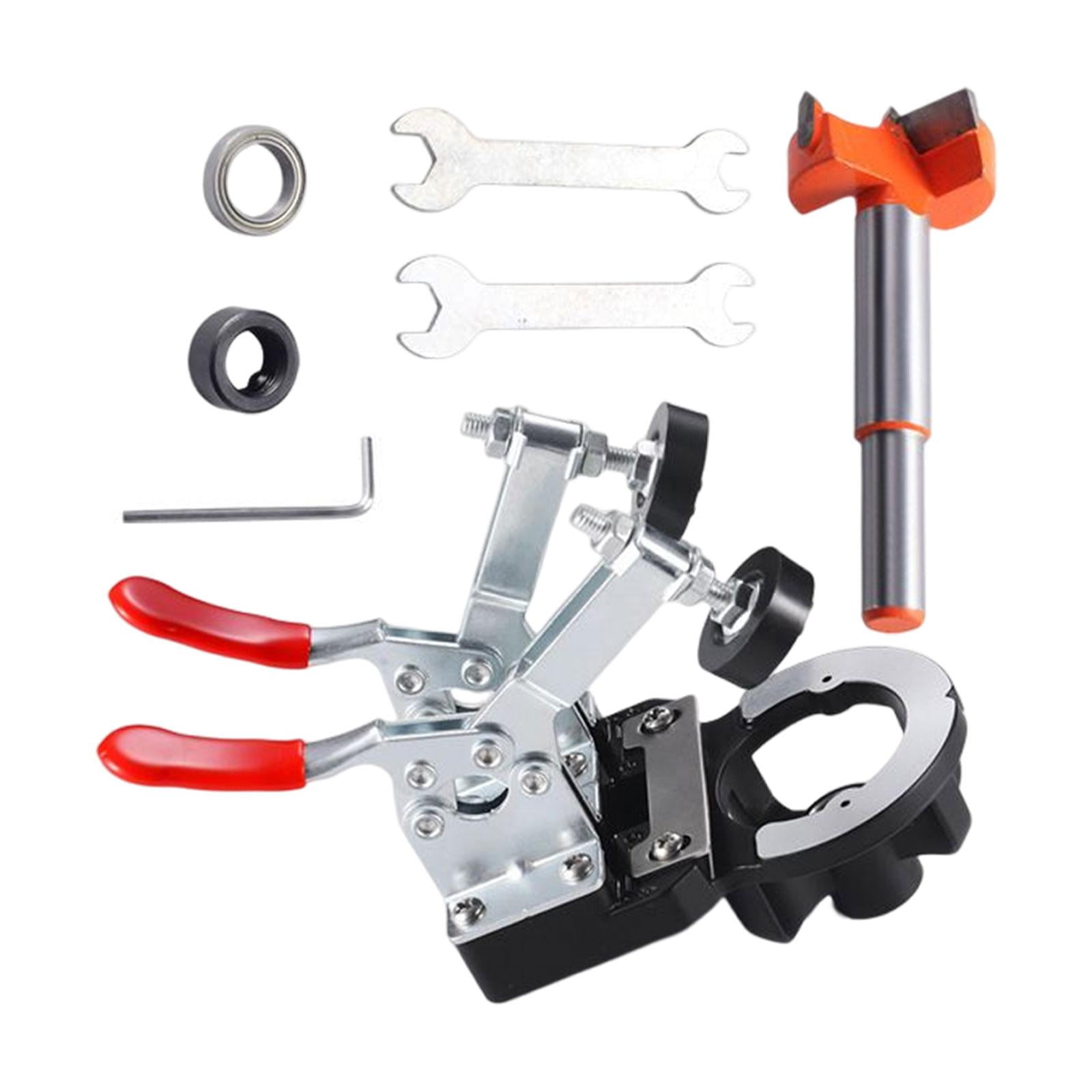 Pocket Hole Set Hinge Jig 35mm Carpentry Tools High Precise Fixture Drill Tool Location Open Hole for Cabinets Kitchen