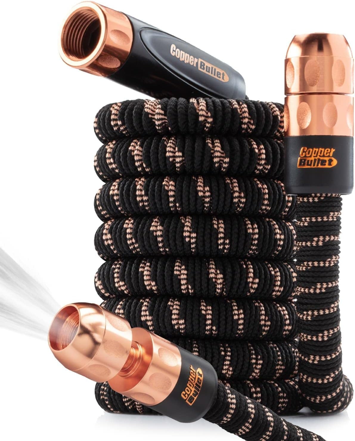 Pocket Hose Copper Bullet ASSEENONTV Expands to 25 ft REMOVABLE