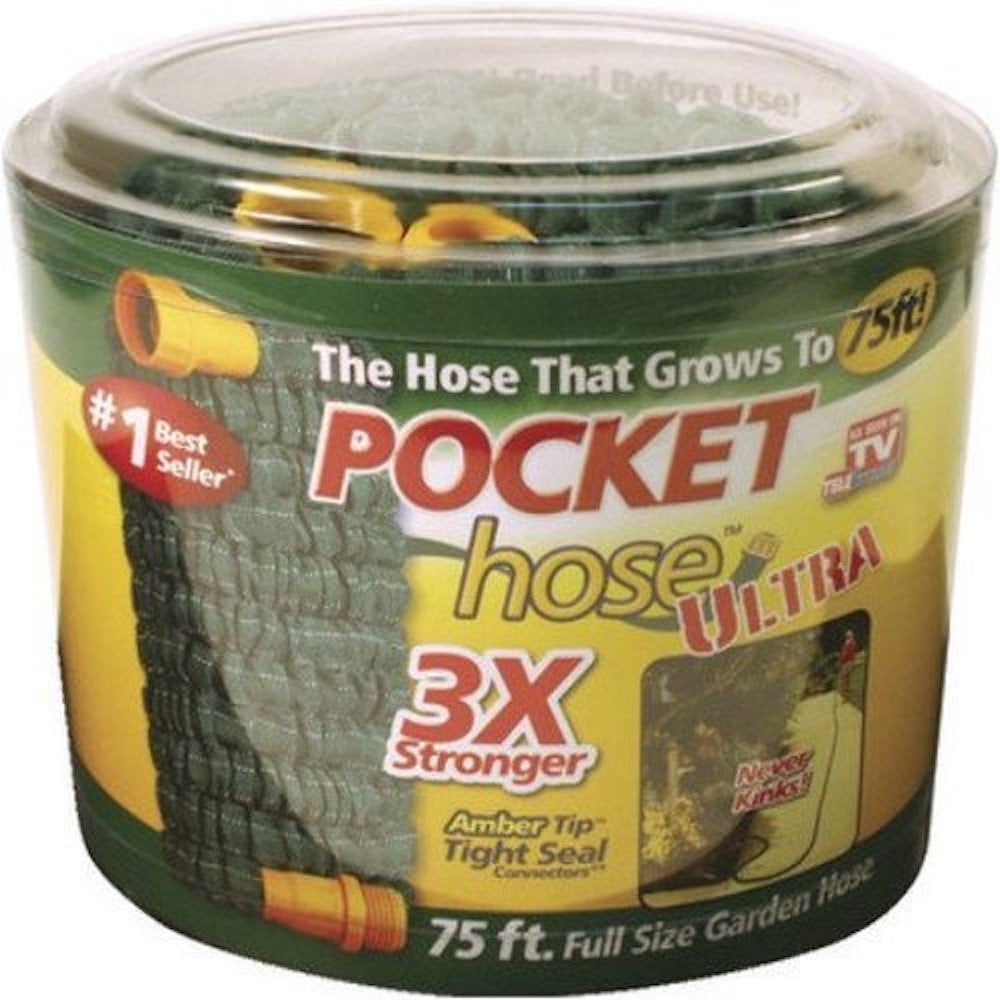 Pocket Hose Dura-Rib Hose - Grows to 100FT - Walmart.com