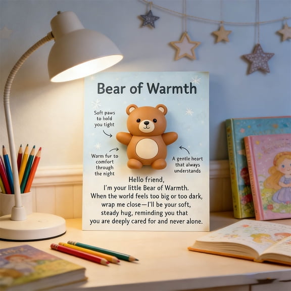 Pocket Hug Animal Series Gift Decoration - Adorable Mini Animal Design, Portable Pocket Size, Sweet Gift Ornament for Friend Family Holiday, Brown, 1pc