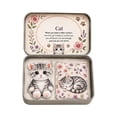 thumbnail image 1 of Pocket Hug Cat Acrylic Keepsake Token With Metal Tin Box Small Memorial Gift Cute Animal Ornament For Desk Display, 1 of 4