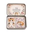 thumbnail image 1 of Pocket Hug Cat Acrylic Keepsake Token With Metal Tin Box Small Memorial Gift Cute Animal Ornament For Desk Display, 1 of 4