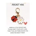 thumbnail image 1 of Pocket Hug Cute Charms Flower Butterfly & Themed Keychains Heartwarming Blessing Creative Small Pendants, 1 of 4
