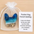 thumbnail image 1 of Pocket Hug Dachshund, Mini Dachshund Animal Hug Token with Card, Handmade Soothing Shells Ocean and Sand Design, Token Long Distance Keepsake Warm Gifts for Friend Family A, 1 of 9