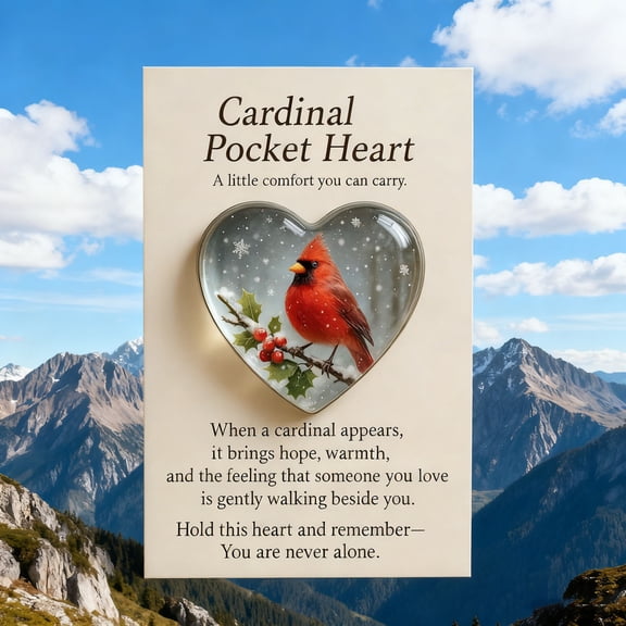 Pocket Hug Gift Card Keepsake Heart Shaped Pocket Token Desk Decor Comfort Gift Encouragement Card Positive Reminder Home Office Decoration Meaningful Present Small Keepsake Ornament