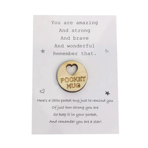 Pocket Hug Gifts Card For the one you Love and Family -Christmas-Gifts- F3N3