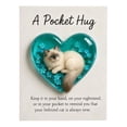 thumbnail image 1 of Pocket Hug Heart Cat with Greeting Cards, Little Cat Heart Pocket Hug Token, Long Distance Relationship Gifts, Thinking of You Gifts for Women Men Him Her, 1 of 4