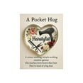 thumbnail image 1 of A Pocket Hug Heart Shaped Small Gift with Greeting Card, Hairstylist Accessories for Barber Beautician, Encouragement Token for Friends Family, Inspirational Keepsake,Black, 1 of 2