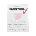 thumbnail image 1 of Pocket Hug Heart Token,Greeting Card With Heart,Mini Keepsake Gift,Portable Hug Gift,Long Distance Gift,Romantic Pocket Token,Heart-Shaped Keepsake,Greeting Card Gift Set, 1 of 6