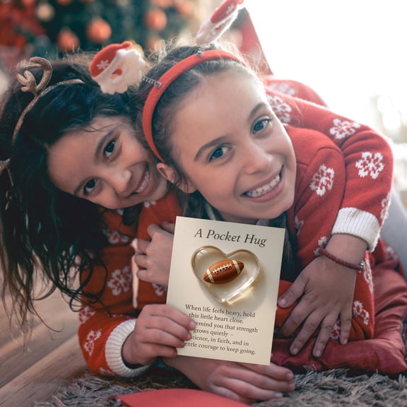 Pocket Hug Heart Token with Greeting Card, Musician Pocket Hug, Heart Shaped Stones, Melodic Gift for Singers & Instrument Players, Perfect for Music Lovers