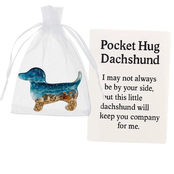 Pocket Hug, Ongmies Handmade Resin & Acrylic Pocket Hug Ornaments – Cute Animal Keepsakes with Inspirational Cards for Comfort & Thoughtful Gifts, Bulk Little Resin Animal Positive Pocket Hug