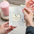 thumbnail image 1 of Pocket Hug Party Greeting Card Cute Heart Encouragement Gift Card Wonderful Inspirational Card for Friends Family Valentine's Day Cheer Up Gift Mini Greeting Card 3.15x4.13 Inch (1Pcs), 1 of 5