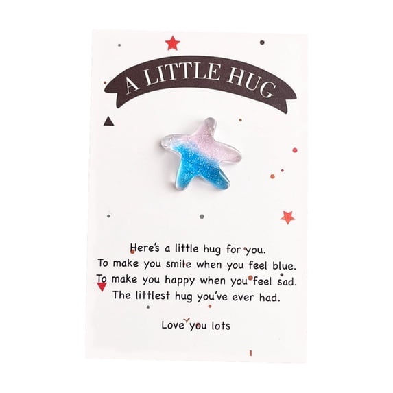 Pocket Hug Sea-style Animals Series With Greeting Card - Pocket Hug Cards Keepsake Gifts for Boy Gril