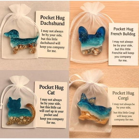 Pocket Hug Sympathy Gift for Loss,Memorial Keepsake with Healing Sand and Angelic Design,Comforting Bereavement Present for Grieving Loved Ones,Pocket Token for Remembrance and Emotional Support
