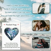 Pocket Hug Token Gift for Women Daughter Granddaughter Christmas Birthday Gift for Big Little Sister Niece Cousins Long Distance Relationship Gifts for Friend Bestie Inspirational Gift