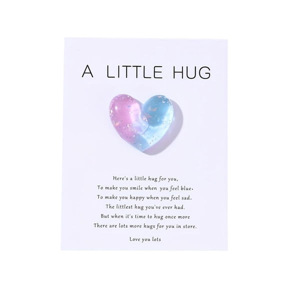 Pocket Hug Token Gifts Pocket Hug Cards Inspirational Gifts for Women Daughter Granddaughter Boy Son Grandson Childrens Day Christmas Birthday Gift