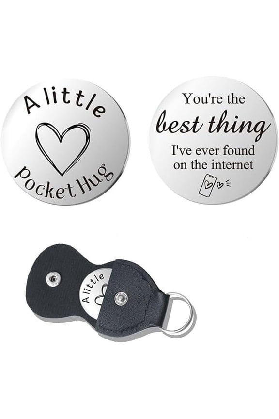 Pocket Hug Token for Women Men Him Birthday Inspirational Gifts for Daughter Friend Long Distance Gifts for Wife Mom