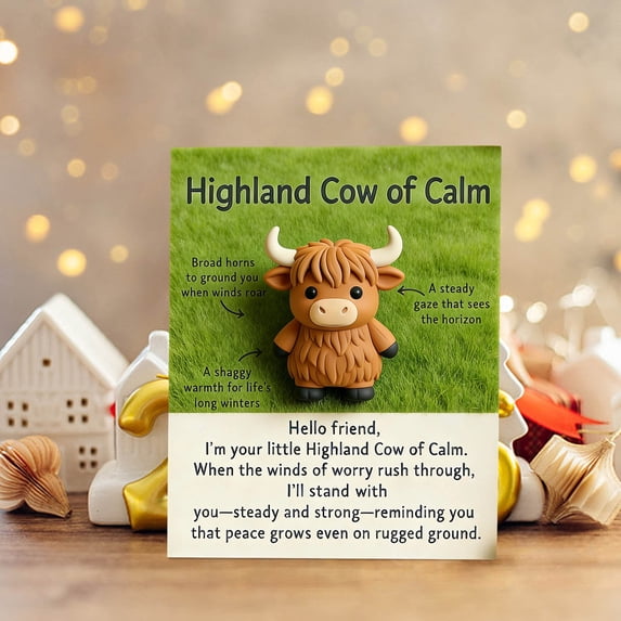 Pocket Hugs Cards - Gifts for Him Pocket Gift Decoration, Pocket Hug Cow Easter Pocket Hug, Pocket Blessing Message Card(1pc)