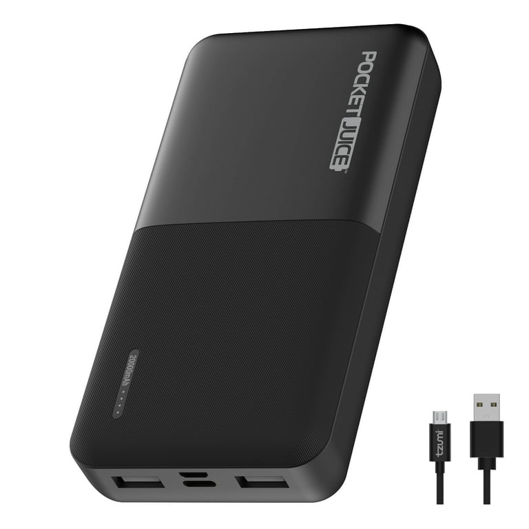 Tzumi PocketJuice Slim Pro - 20,000 mAh Travel Portable Charger