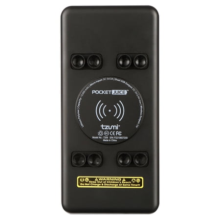 TZUMI POCKET JUICE WIRELESS PLUS – 3-IN-1 PORTABLE...
