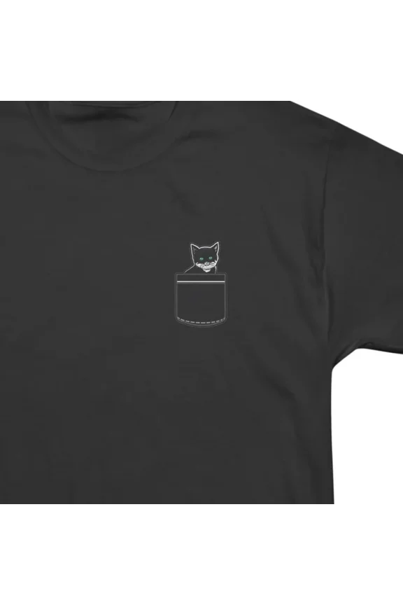 Pocket Kitty T-Shirt Tee Gift For Him Merch For Her Apparel For Friend
