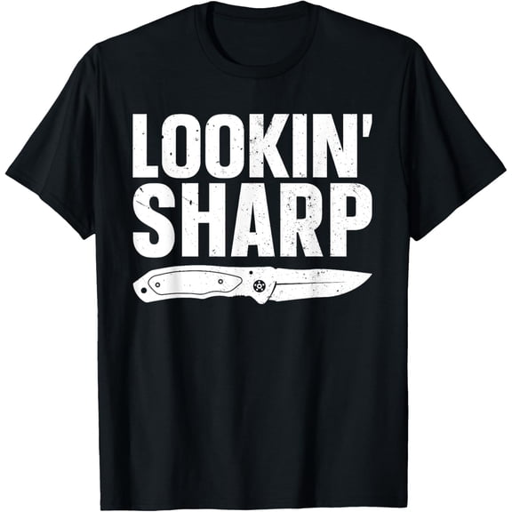 Pocket Knife Art For Men Women Knife Lover Knife Collector T-Shirt