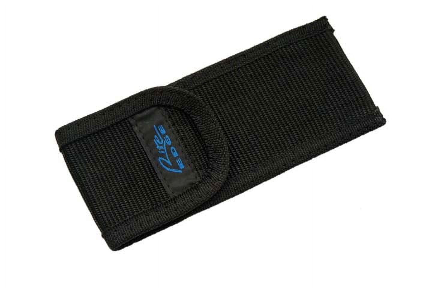 Pocket Knife Sheath 5" Black Reinforced Nylon Belt Loop Folding Knife