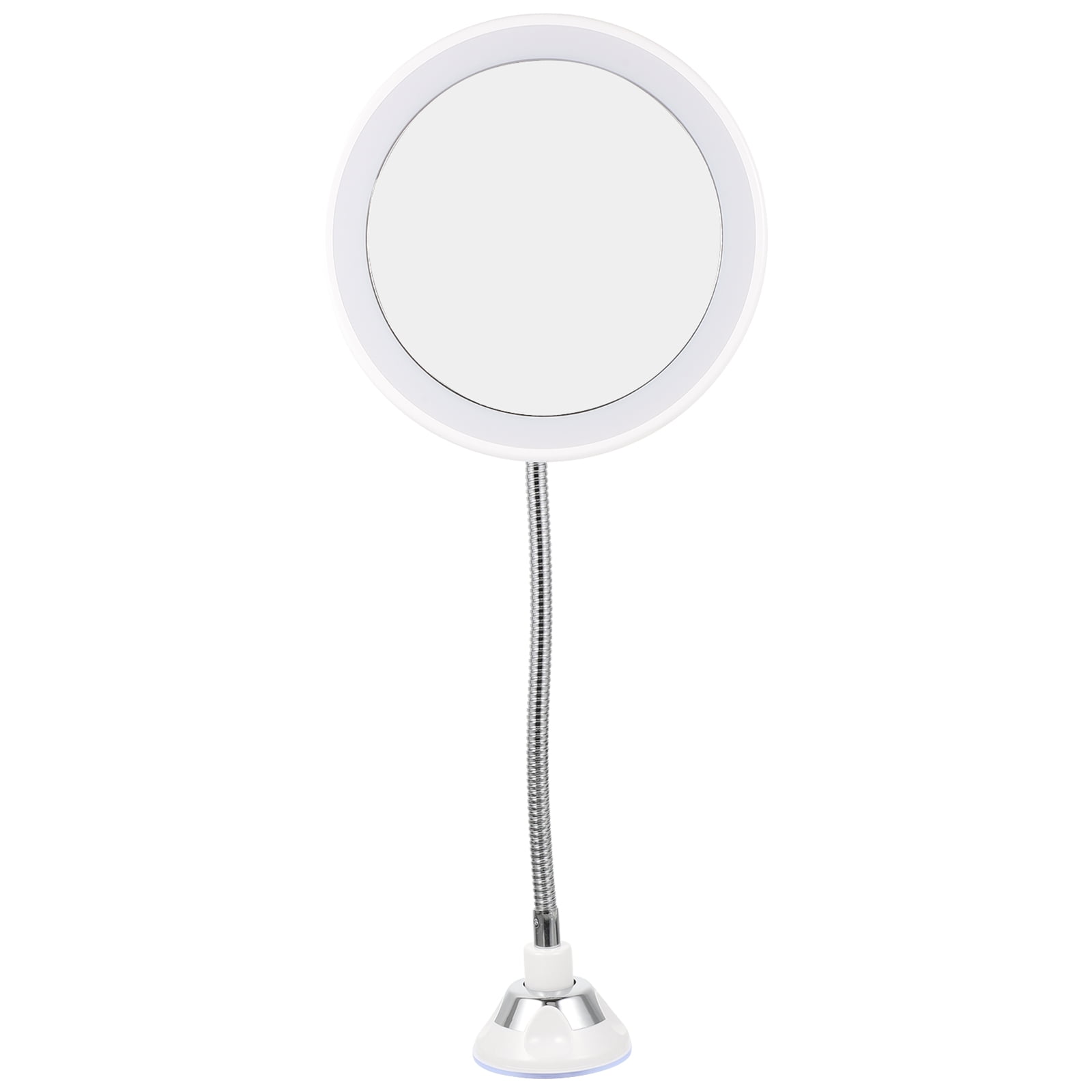 Pocket Magnifying Glass Magnifier Suction Cup Vanity Mirror Light Shower Fogless Round with