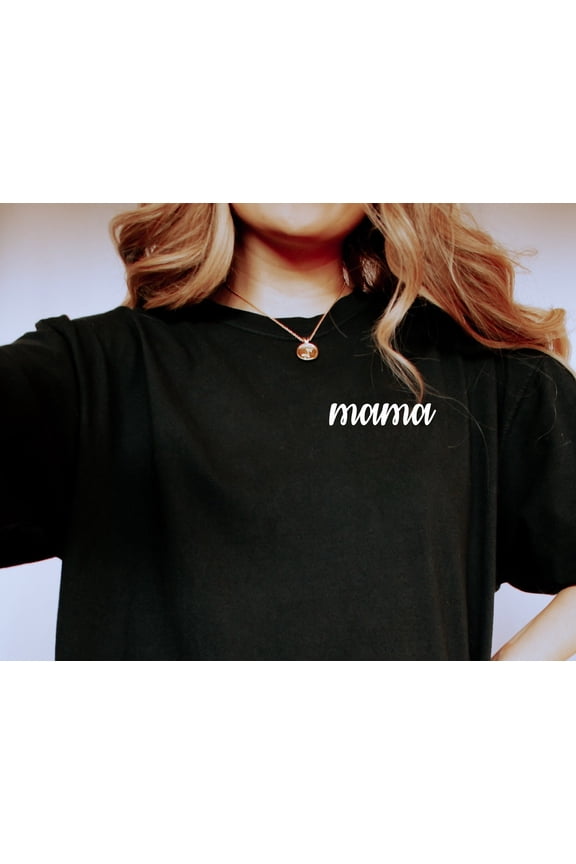 Pocket Mama TShirt Minimalist Mom Shirt