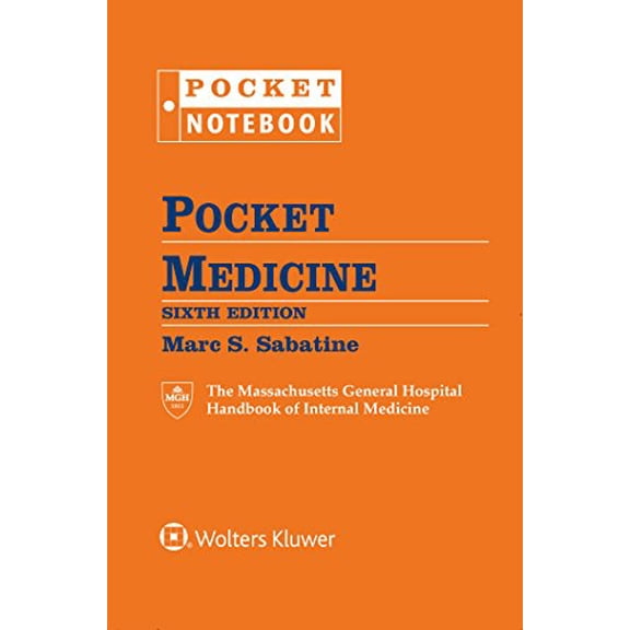Pre-Owned Pocket Medicine: The Massachusetts General Hospital Handbook of Internal Medicine, 9781496349484, 1496349482, Paperback, Sixth, North American edition