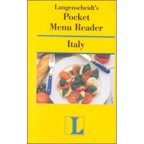 Pre-Owned Pocket Menu Reader Italy Langenscheidt Pocket Menu Reader English and Italian Edition Paperback Langenscheidt