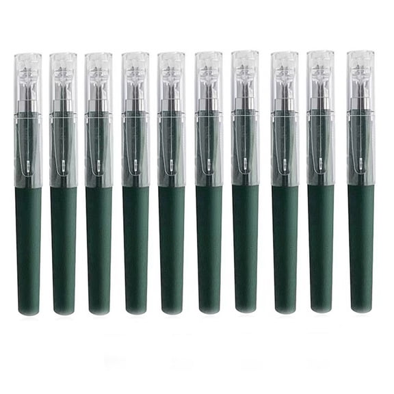 Pocket Mini Gel Ink Pens Fine Point 0.5Mm Retractable Ballpoint Pens Smooth Writing Officework office Supplies for scholars Professionals Daily Journal Note Taking, 10 Ballpoint Pens