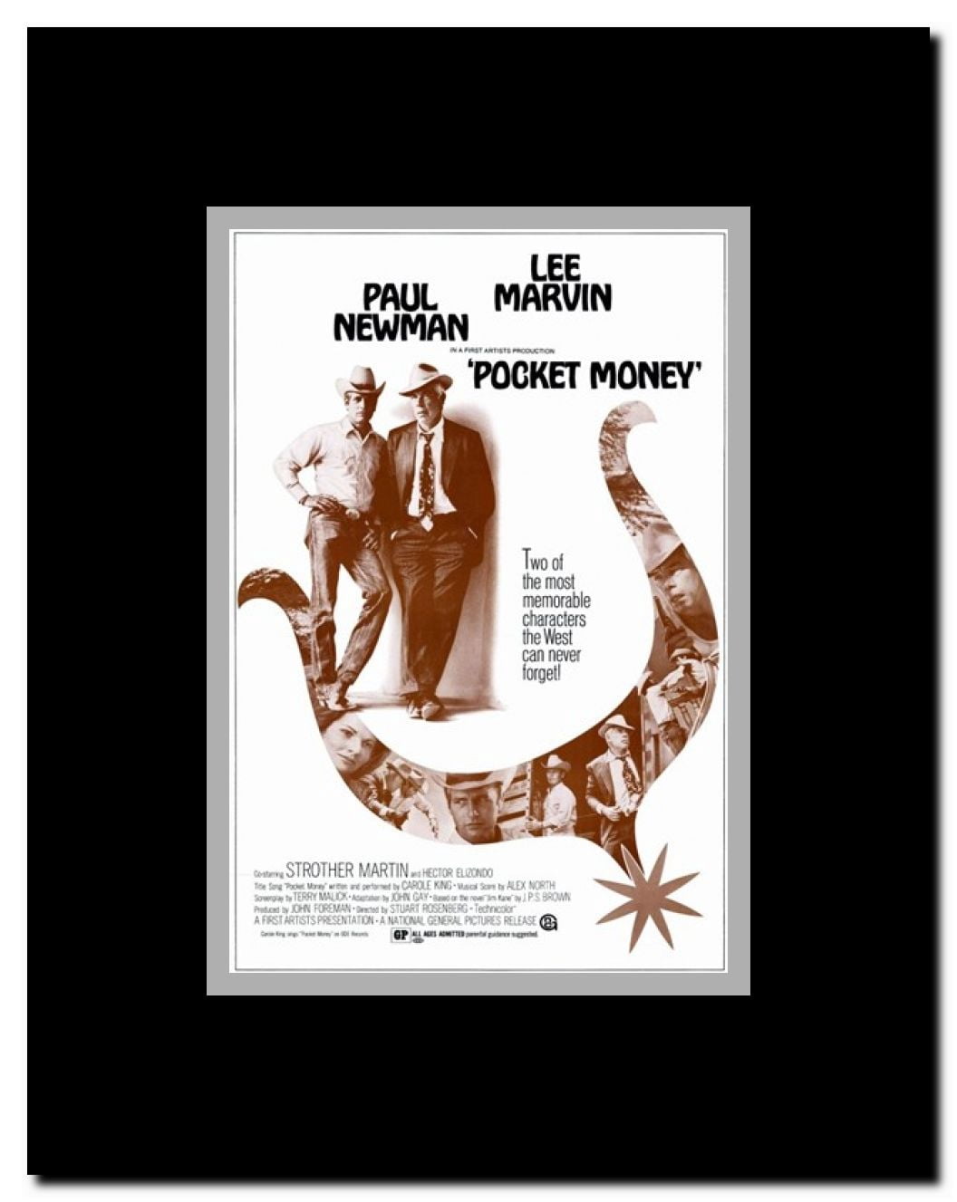 Pocket Money Framed Movie Poster