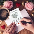 thumbnail image 1 of Pocket Motivational Blessing Card,Glitter Heart Inspirational Holiday Gift With Uplifting Messages,Compact Keepsake For Friends,Family,Coworkers,Birthdays,Holidays,Appreciation-White, 1 of 6