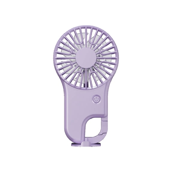 Pocket Mountaineering Portable Mini Fan Clip Design, USB Rechargeable Outdoor Cooling Device, Compact Lightweight Handheld Fan System, Strong Wind Adjustable Speed Travel Hiking Device