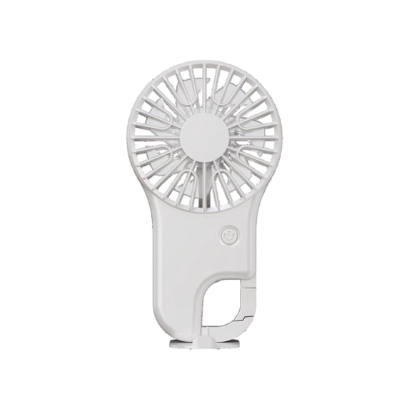 Pocket Mountaineering Portable Mini Fan Clip Design, USB Rechargeable Outdoor Cooling Device, Compact Lightweight Handheld Fan System, Strong Wind Adjustable Speed Travel Hiking Device