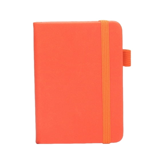 Pocket Notebook Journal, Mini Hardcover Lined Memo Notepad with Pen Holder for Writing, School, Office, Travel 1PC