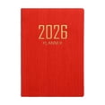 thumbnail image 1 of Pocket Notebook Journals,Mini Hardcover Journal,Multi-purpose Lined Notebook,Small College Ruled Notepad with Travel Diary Function for Writing Office Home Supplies,A7 Size,3x4.17 in(Red), 1 of 9