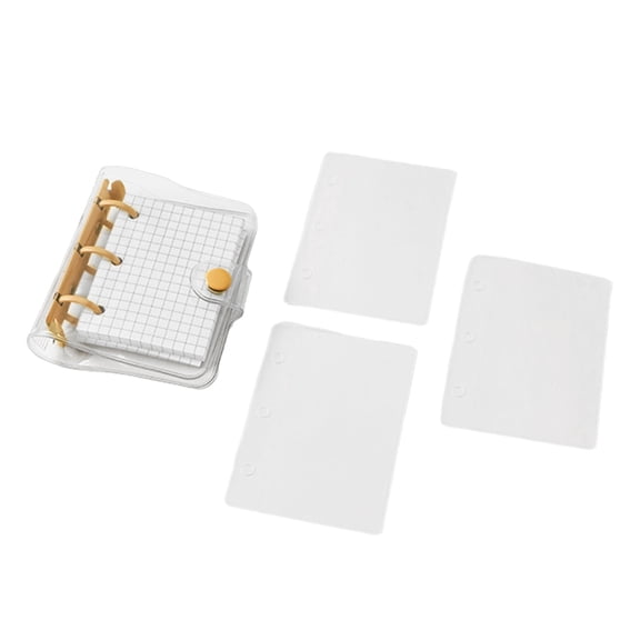Pocket Notebook Planner 3 Rings Binder Notepads Planner Pocket Journal Notebook