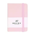 thumbnail image 1 of Pocket Notebook,Small Notebook,A7 Horizontal Notebook Hand Thickened Office Learning Notebook,Mini Notebooks, Small Pocket Notebook Hardcover Journal Notepad Business Notebook(Pink), 1 of 9