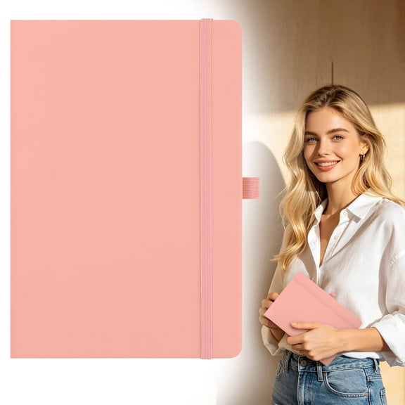 Pocket Notebook,Small Notebook,Mini Notebook,Small Journal,Pocket Journal,A6 Mini Note Pads,Lined Pocket Notebook With Pen Holder for Purse Daily Notes,408 Lined Pages,5.8" X 4.6"(Pink)