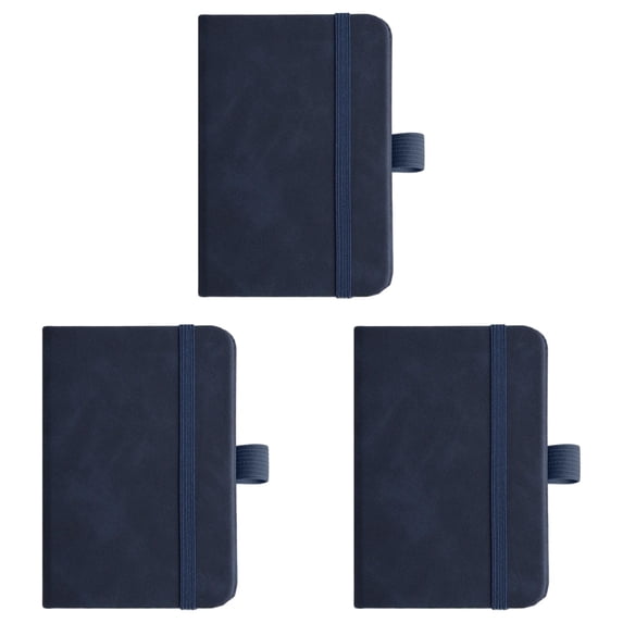 Pocket Notebook with Thickened Softcover,Portable Journals Notebook with Pen Loop,Small Hardcover Notepad,Suitable for Work Note Taking and Journals,4.33x3.14"