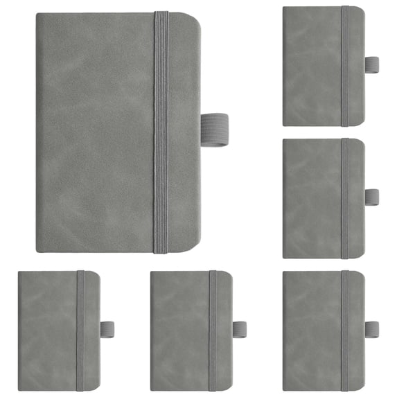 Pocket Notebook with Thickened Softcover,Portable Journals Notebook with Pen Loop,Small Hardcover Notepad,Suitable for Work Note Taking and Journals,4.33x3.14"