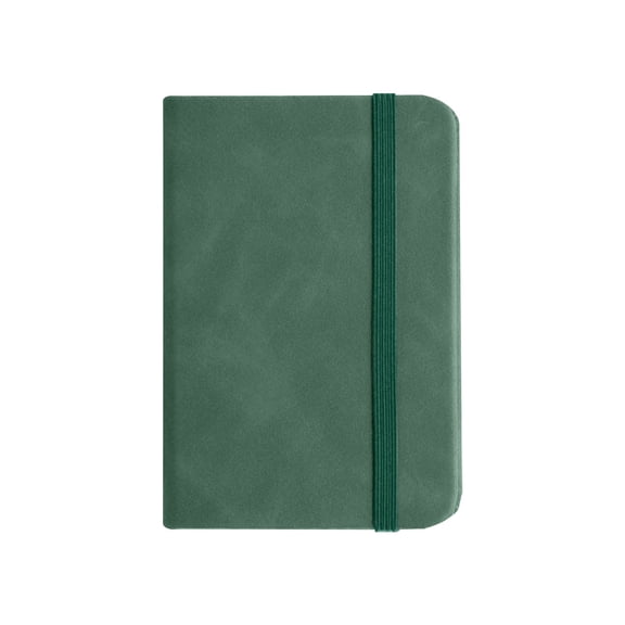 Pocket Notebook for Women & Men,Small Hand Journal with PU Leather Cover,Mini Notepad for Work Writing,Hardcover Pocket Journal with Premium Thick Lined Paper for Daily Use(4.5x3")(Green)