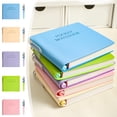 thumbnail image 1 of Pocket Notebook with Pen Note Taking Study Office Training English Horizontal Portable Mini Pocket Leather Notebook, 1 of 7