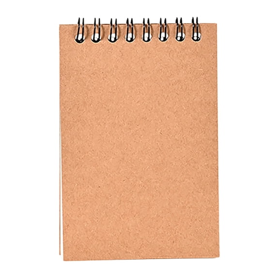 Pocket Notebooks, Small Top Bound Notepad And Tiny Memo, Portable Little Size For Home Work Meeting Or Travel (Brown ,11*8)